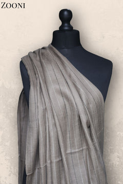 Hand Woven Plain Shawl - Stripes