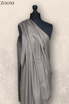 Hand Woven Plain Shawl - Stripes