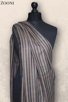 Hand Woven Plain Shawl - Stripes