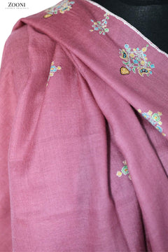 Hand Embroidered Sozni Shawl - Zooni Cashmere Originals