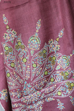 Hand Embroidered Sozni Shawl - Zooni Cashmere Originals