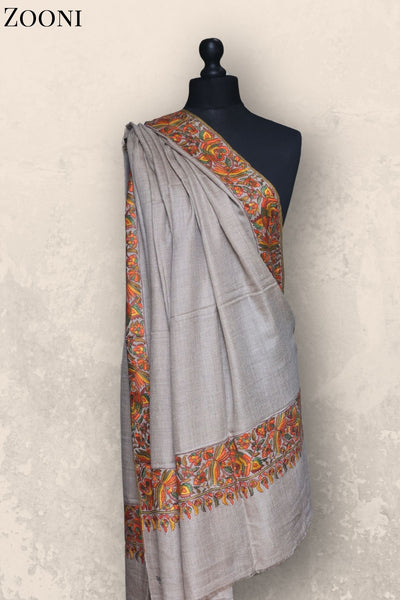 Hand Embroidered Sozni Shawl - Doar