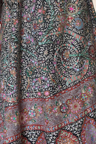 Hand Embroidered Qalamkar Shawl