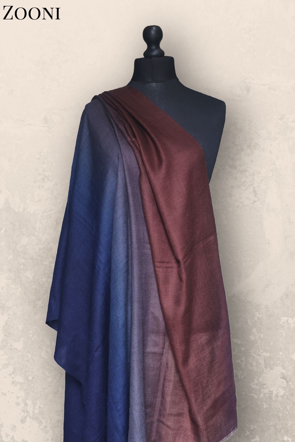 Hand Woven Plain Shawls - Gradient