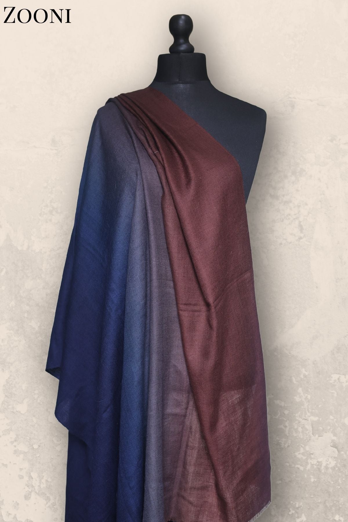 Hand Woven Plain Shawls - Gradient