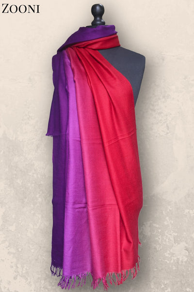 Hand Woven Plain Shawls - Gradient