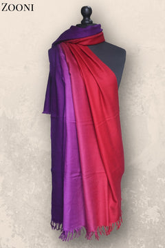 Hand Woven Plain Shawls - Gradient